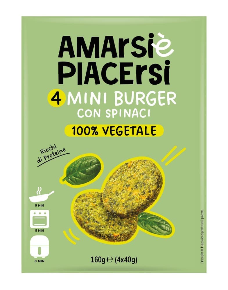 Burger vegetale agli spinaci o ai carciofi, 160 g Amarsi è Piacersi – Iper La grande i
