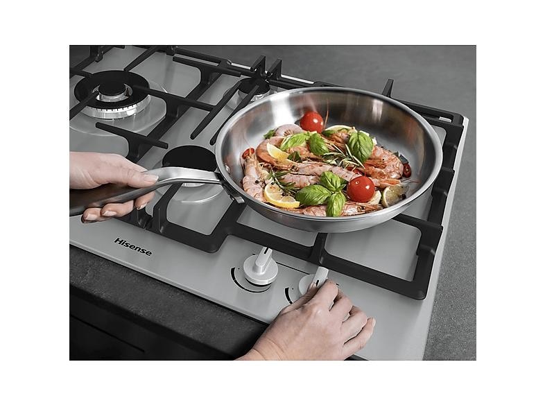 Hisense piano cottura a gas GM643XHFCl in offerta da Euronics