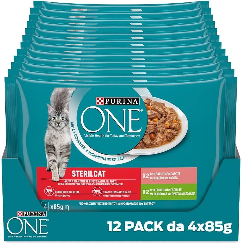 Alimento umido per gatti One Sterilcat 85 g x 12 Purina in offerta da Iper La grande i