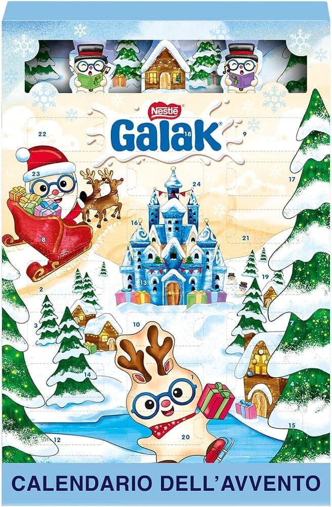Calendario avvento Kit Kat o Galak, 208 g o 196 g – Esselunga