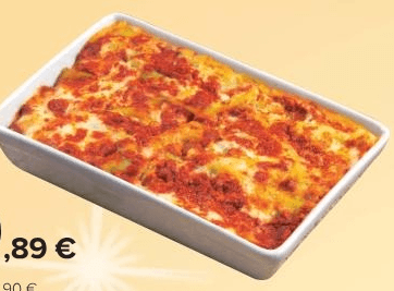 Lasagne al Ragù in offerta da Carrefour