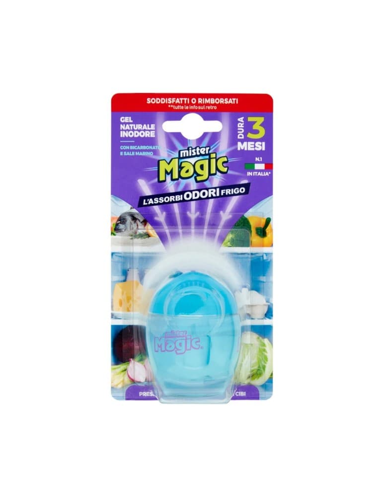Assorbiodori frigo con bicarbonato e sale marino, 40 g Mister Magic – Iper La grande i