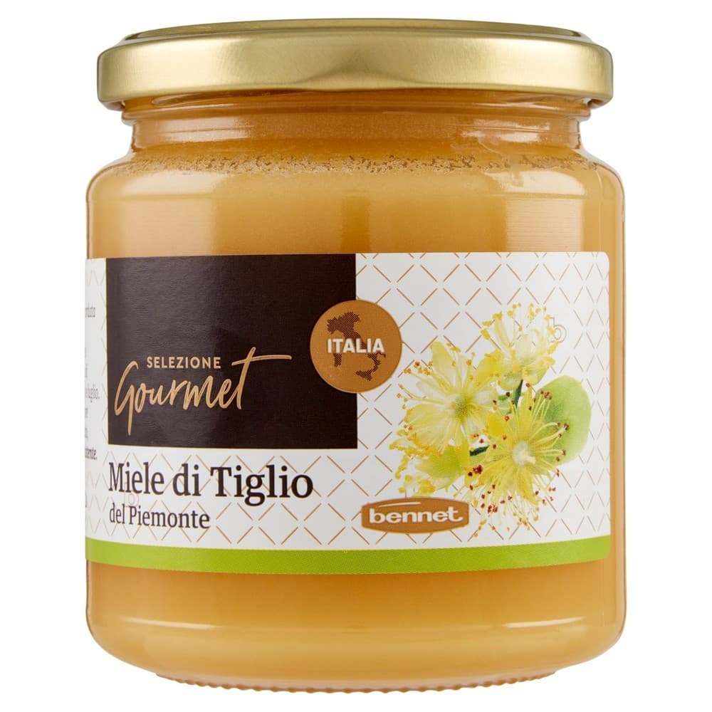 Miele di Tiglio del Piemonte Selezione Gourmet Bennet, 400 g – Bennet