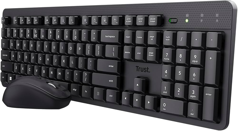 Trust tastiera + mouse IT Ody II WL25019 in offerta da Comet