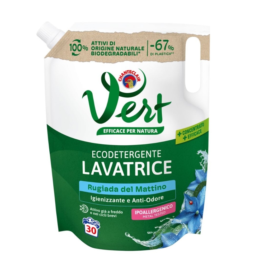 Ecoricarica detergente lavatrice Vert di Chanteclair 1,2 L - Offerta nel negozio Bennet