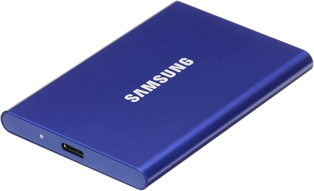 Samsung SSD Esterno Portatile T7 Blu Indigo 1TB - Offerta nel negozio Expert