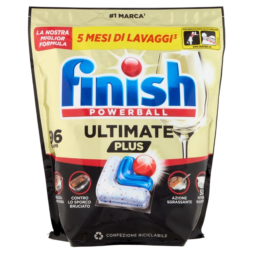 Detersivo lavastoviglie Finish Ultimate plus 96 caps - Offerta nel negozio Esselunga