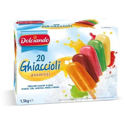 Ghiaccioli assortiti 20 PZ, 1,5 kg Dolciando in offerta da Eurospin