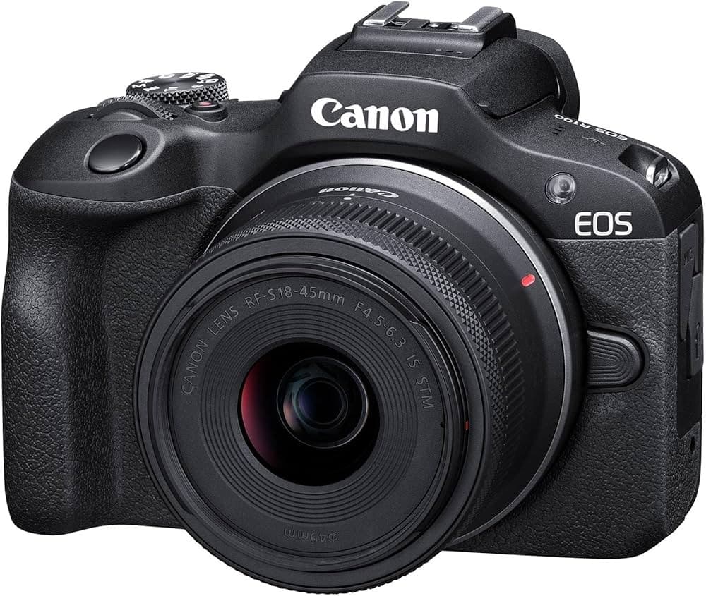 Canon Fotocamera Mirrorless EOS R100 + Obiettivo RF-S 18-45 mm in offerta da MediaWorld