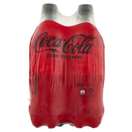 Coca Cola classica o zero cl 66 x 4 Coca-Cola in offerta da Panorama