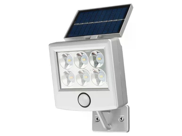 Livarno Faro LED ad energia solare con sensore di movimento - Offerta nel negozio Lidl