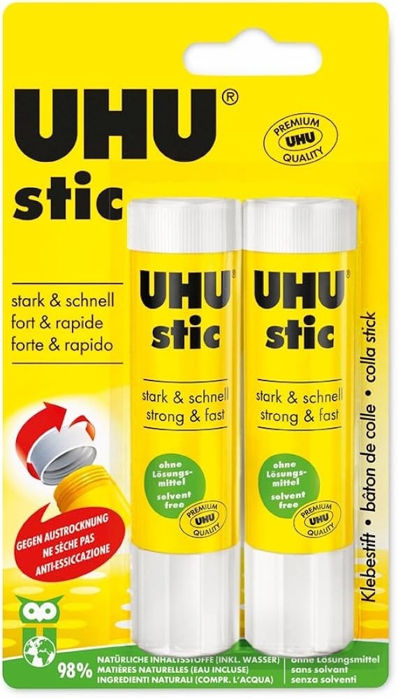 Linea colle UHU 2 pezzi da 21 g + 1 da 8,2 g in offerta da Coop