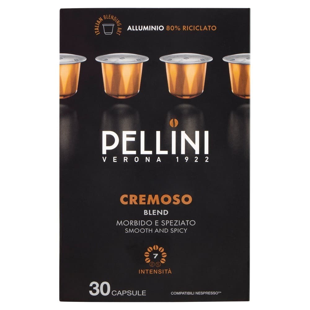 Pellini capsule caffè cremoso, 30 pezzi – ALDI