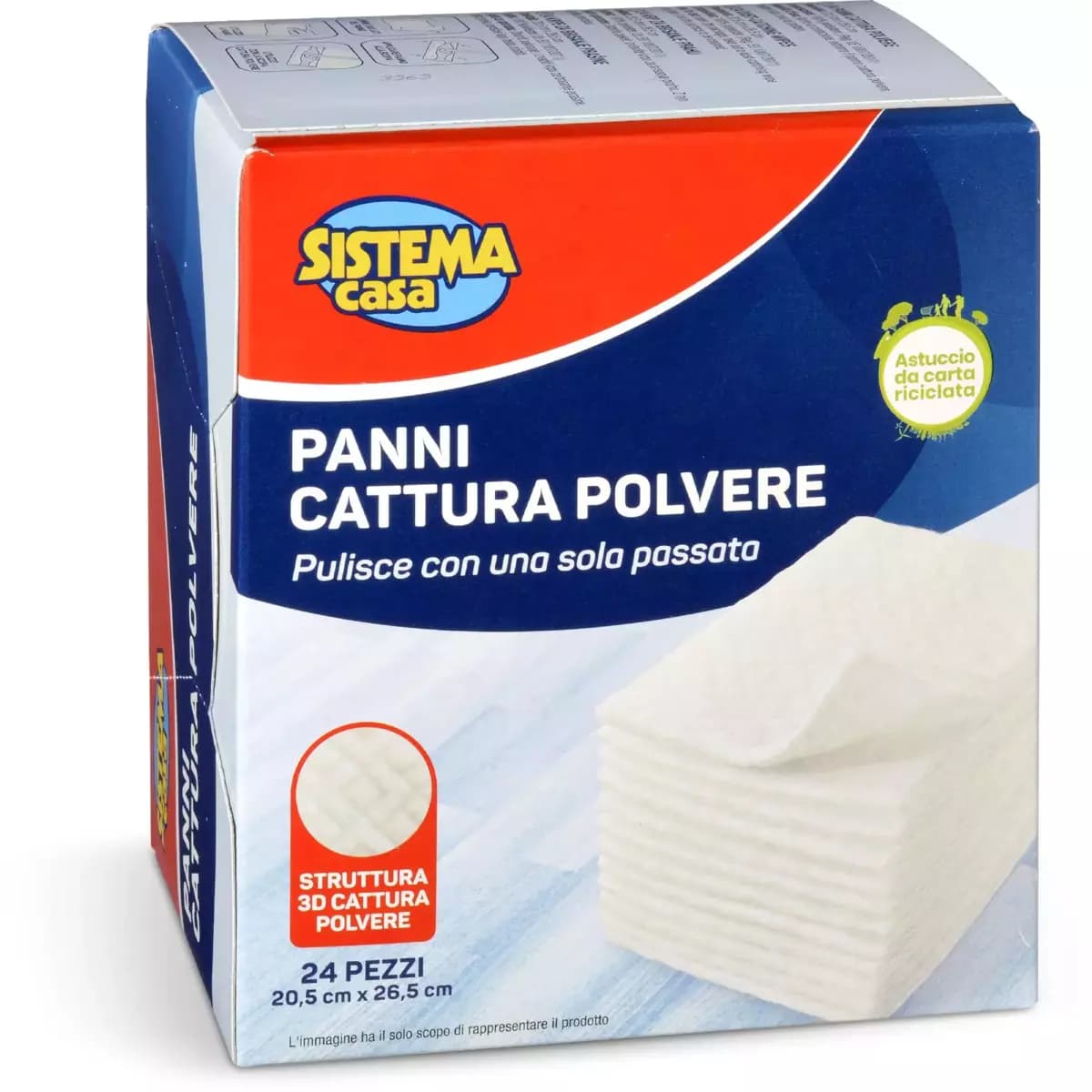 Sistema Casa panni cattura polvere, 24 pz – Eurospin