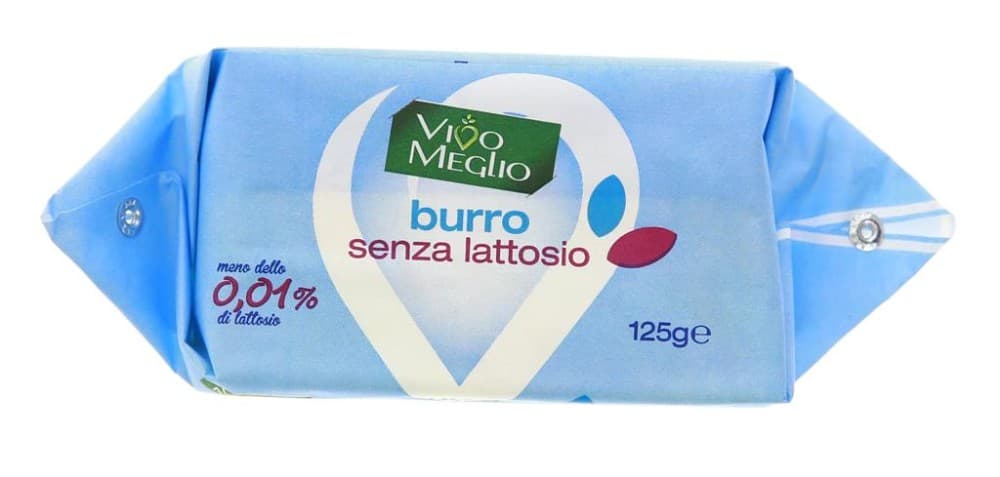 Burro senza lattosio, 125 g Vivo Meglio – MD