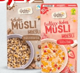 Golden Bridge muesli 750 g in offerta da ALDI