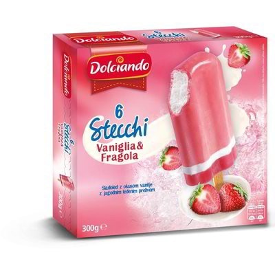 Stecchi Vaniglia e Fragola 300 g, conf. da 6 pz in offerta da Penny