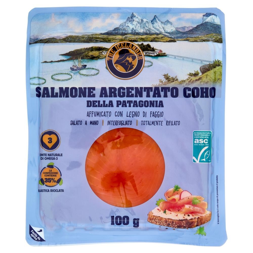 Salmone Argentato Patagonia Affumicato 100 g in offerta da Carrefour