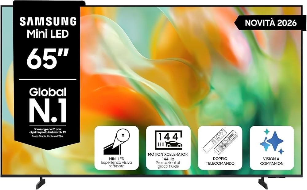 Samsung Mini LED TV 65" UHD 4K UE65M80HAUXZT in offerta da Comet