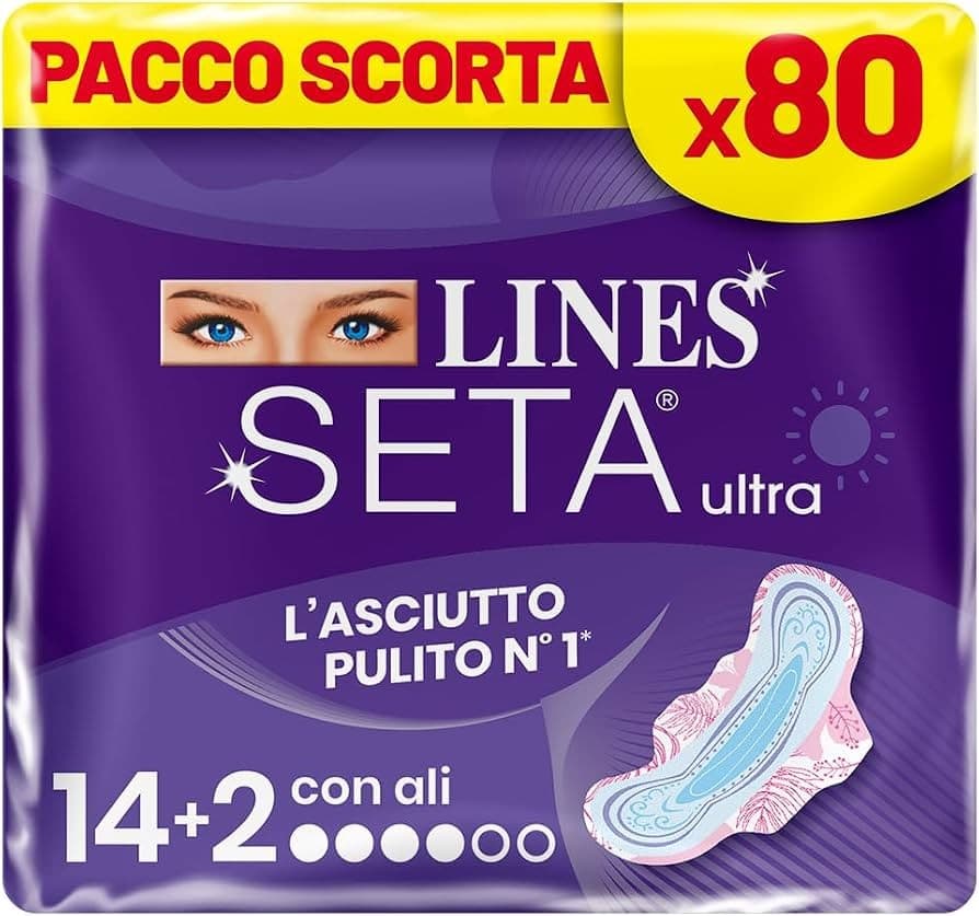Lines assorbenti Seta Ultra x80, x88, x112 in offerta da Iper La grande i