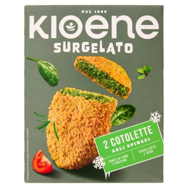 Cotolette agli spinaci Kioene, 160 g – Panorama