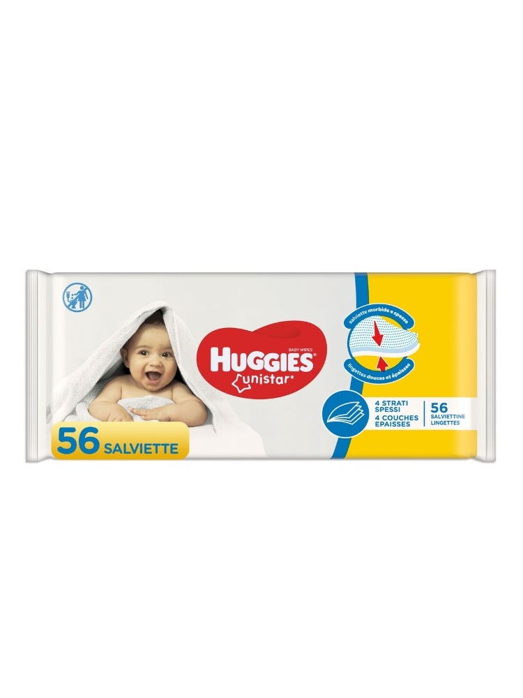 Huggies Unistar Salviette 56 PEZZI - Offerta nel negozio Risparmio Casa