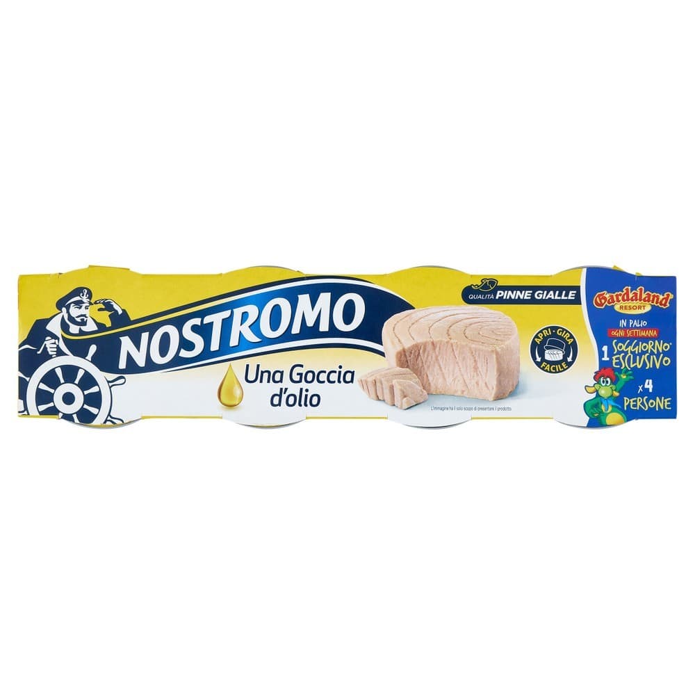 Tonno pinne gialle all'olio di oliva 260 g Nostromo in offerta da Bennet