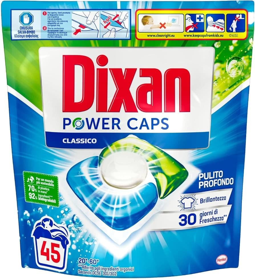 Dixan detersivo pre-dosato per lavatrice, 70 caps – Iper La grande i