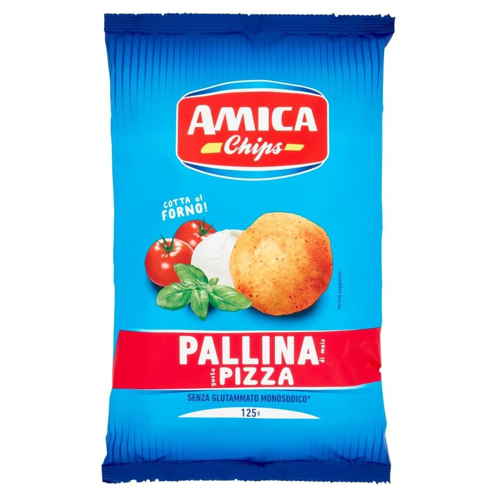 Palline pizza Amica Chips, 125 g – Carrefour