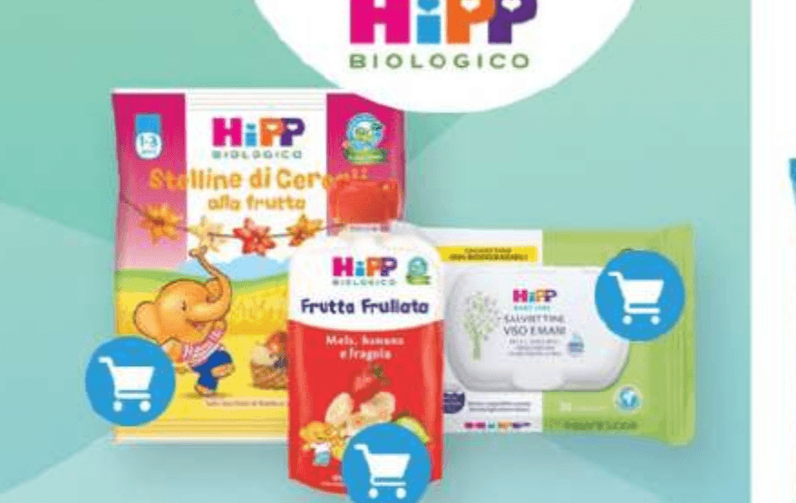 Prodotti HiPP in offerta da Dm