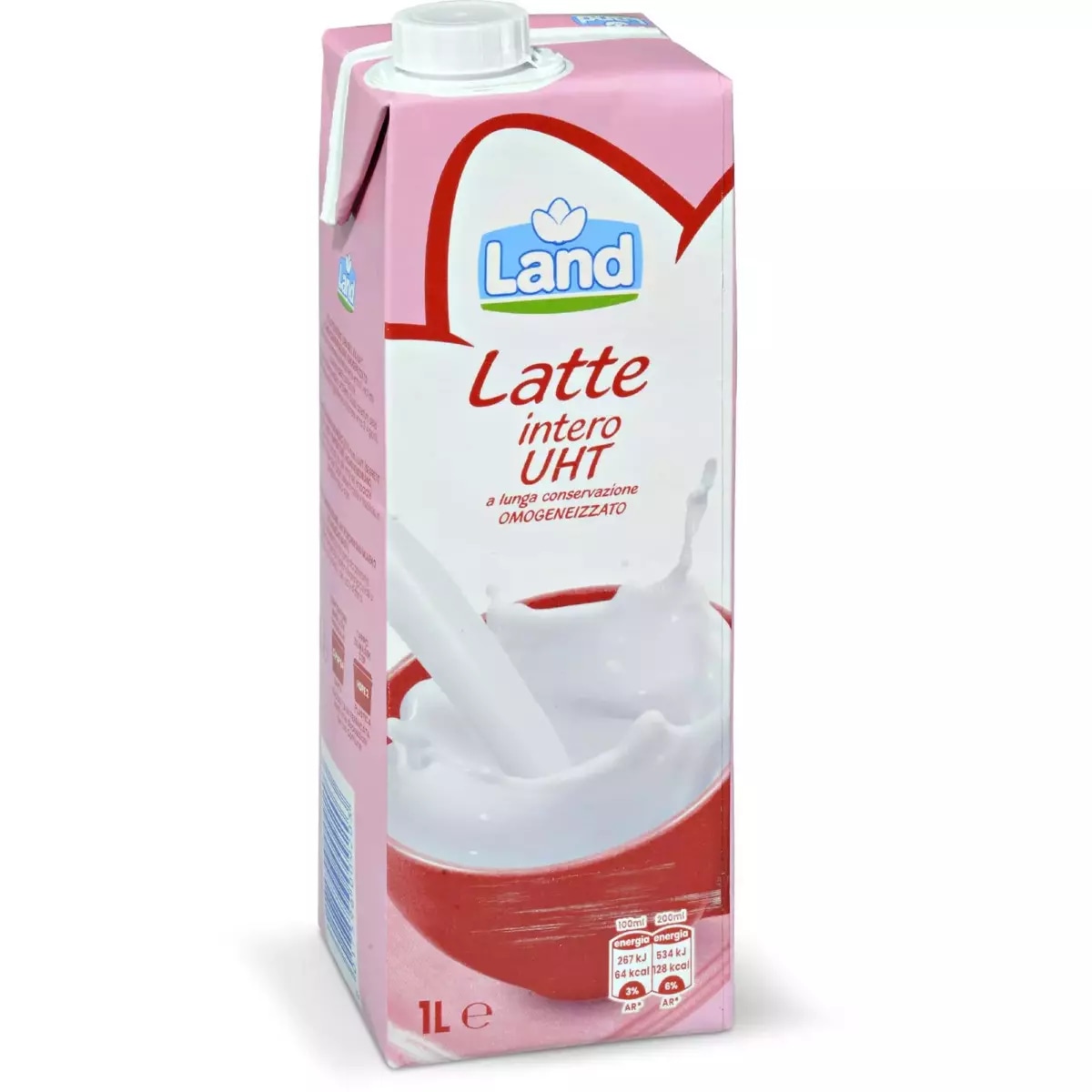 Latte intero UHT 1 l Land in offerta da Eurospin