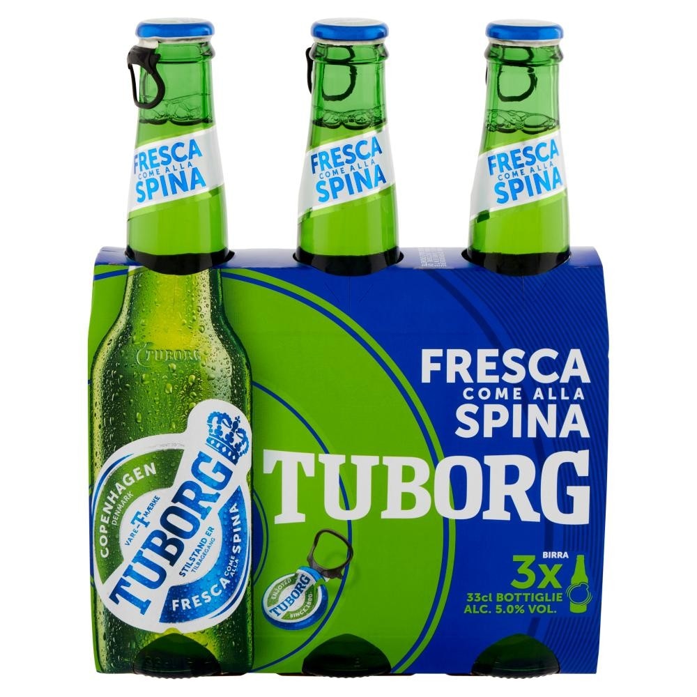 Tuborg Birra 3 x 330 ml in offerta da ALDI