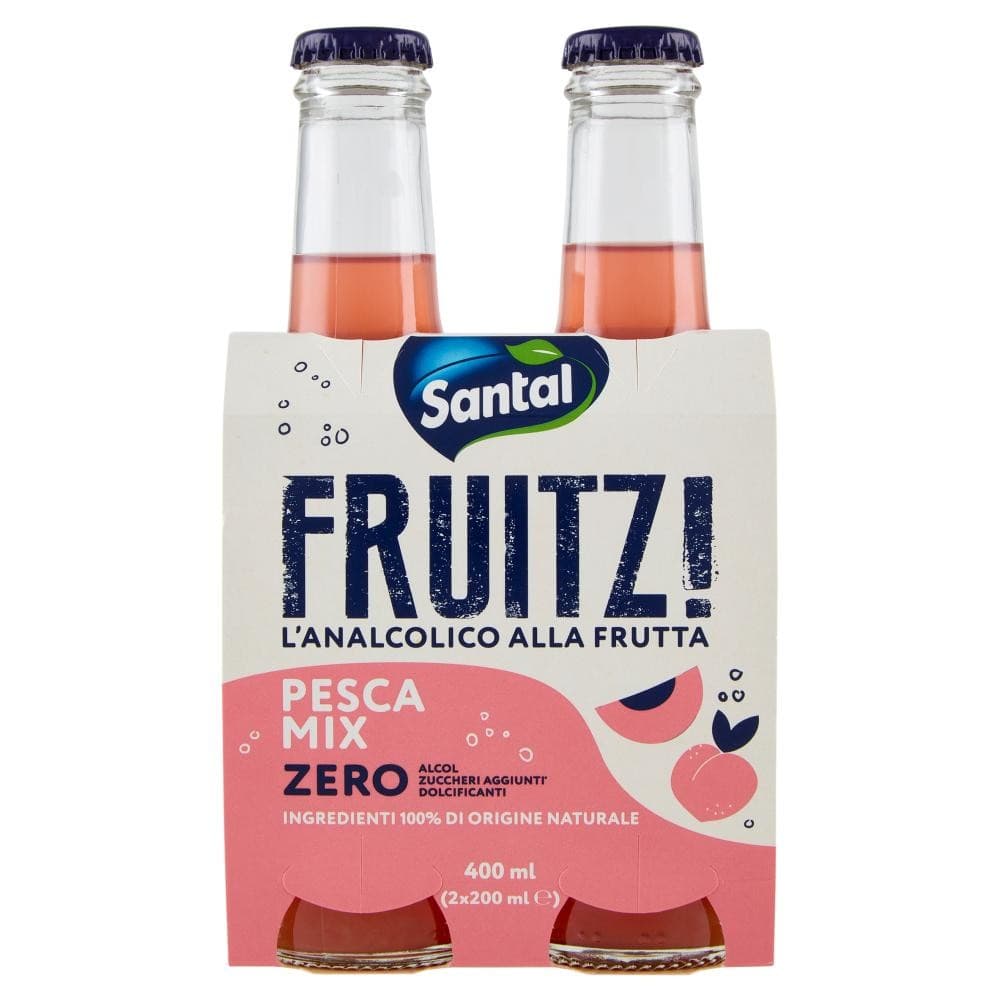 Bevanda analcolica alla frutta Fruitz! Santal 2x200 ml in offerta da Bennet