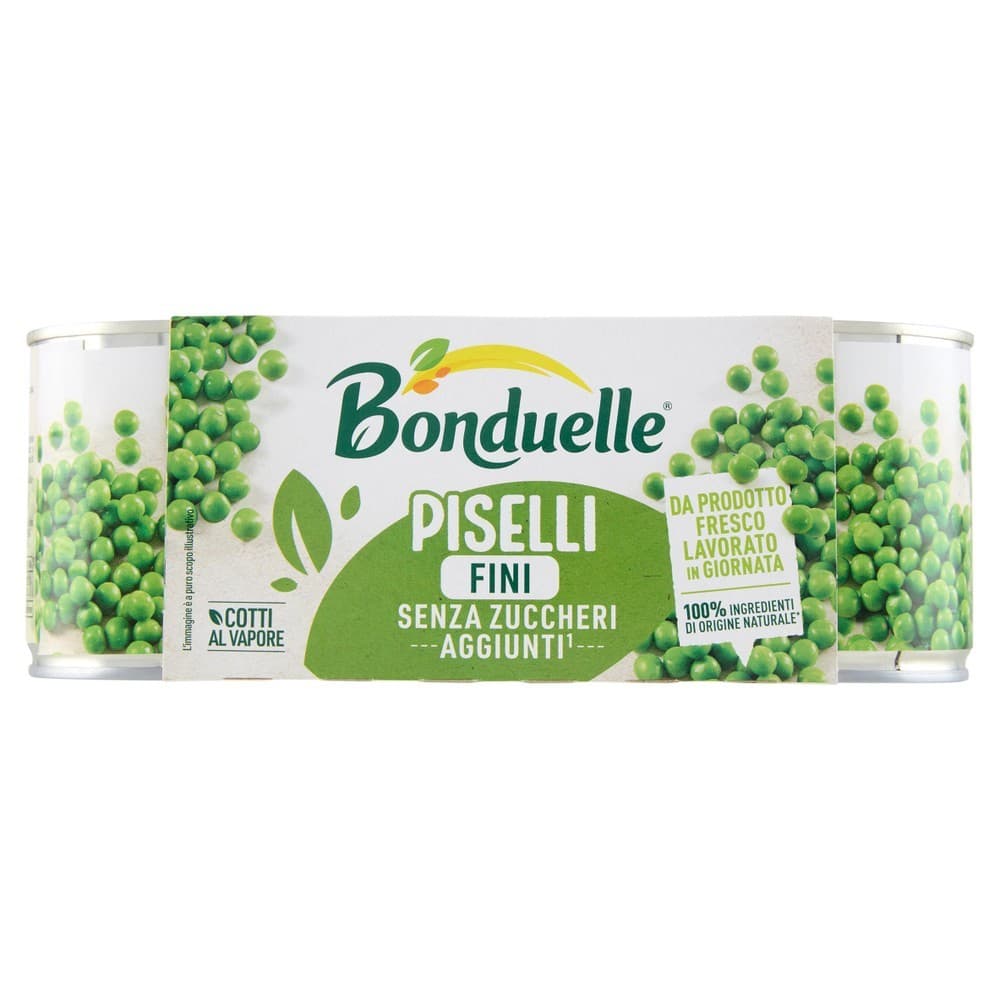 Piselli Fini monodose conf 3 pezzi da 140 g cad 420 g in offerta da Carrefour
