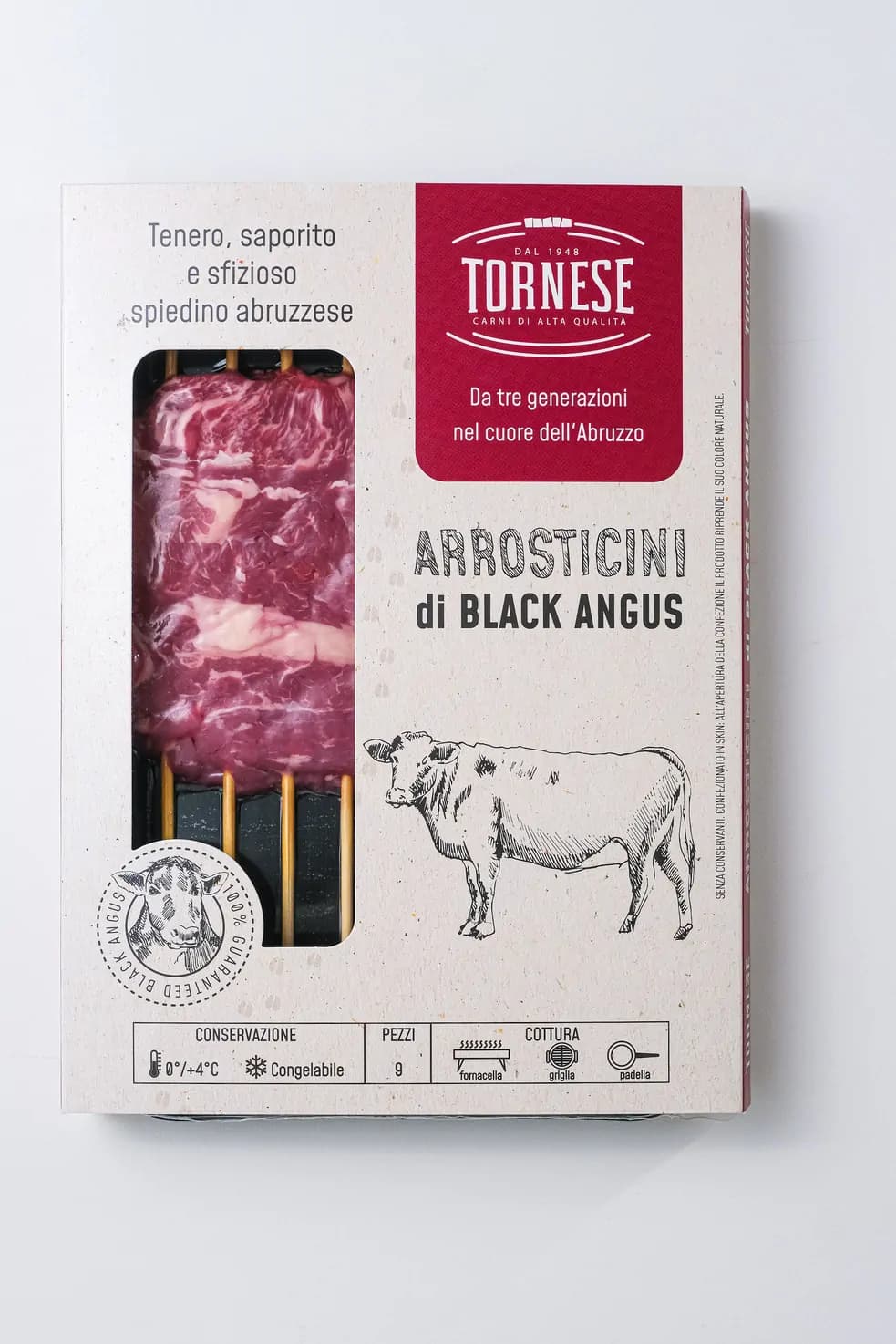 Tornese Arrosticini di bovino adulto Black Angus, 270 g – Iper La grande i