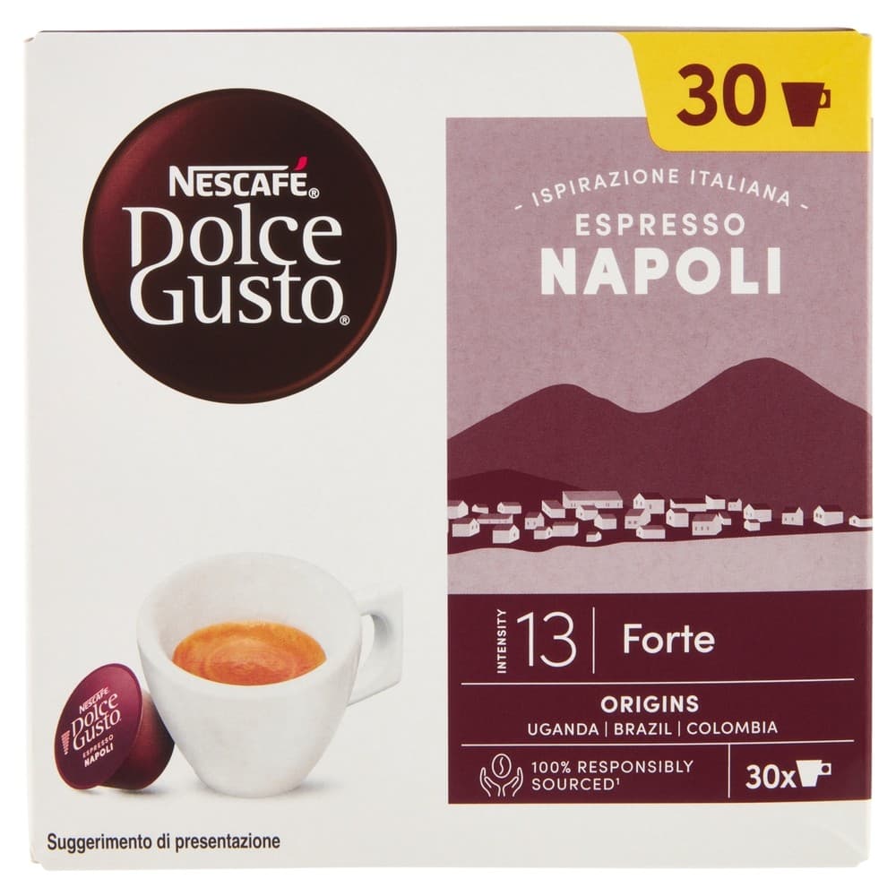 Caffè in capsule Espresso Napoli Dolce Gusto Nescafé, conf. da 30 – Bennet