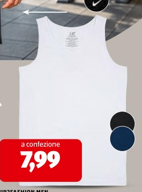 Canotta da uomo 3 PEZZI Up2Fashion Men in offerta da ALDI