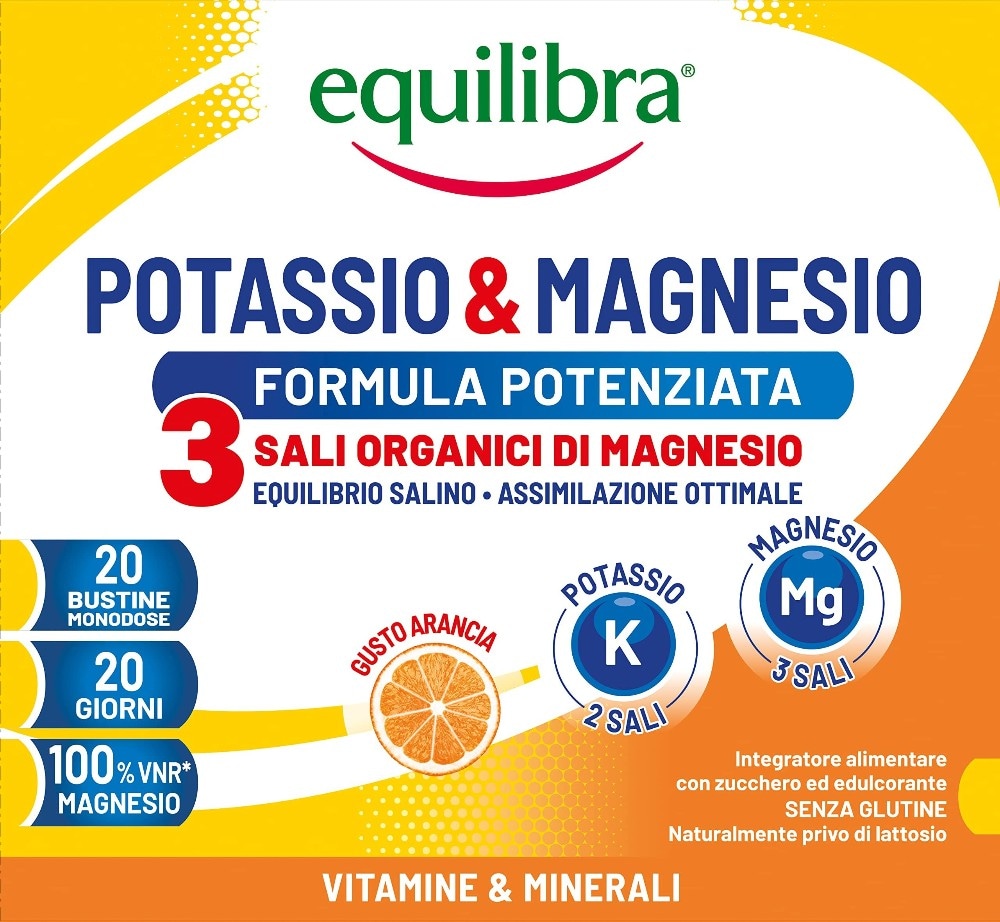 Integratore Potassio & Magnesio Equilibria 104 g in offerta da Carrefour