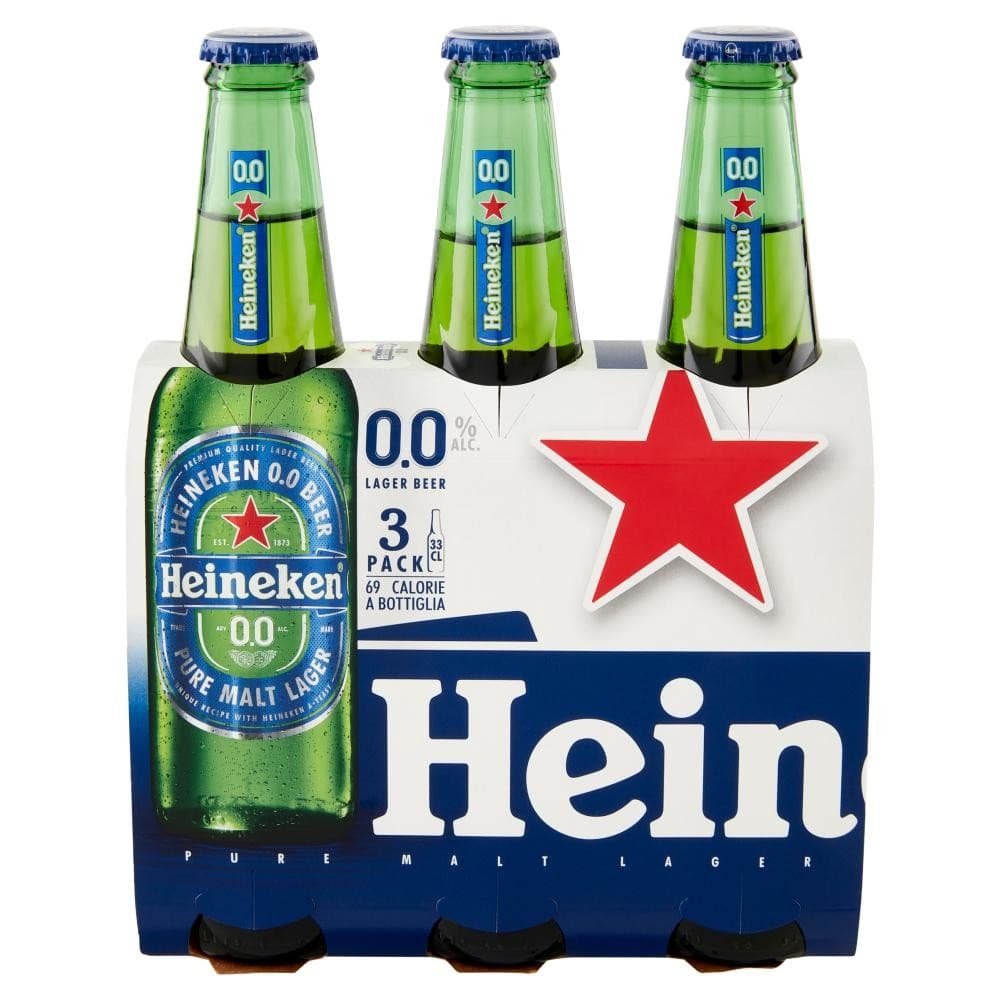 Birra 0.0% Heineken, 3x33 cl – Il Gigante
