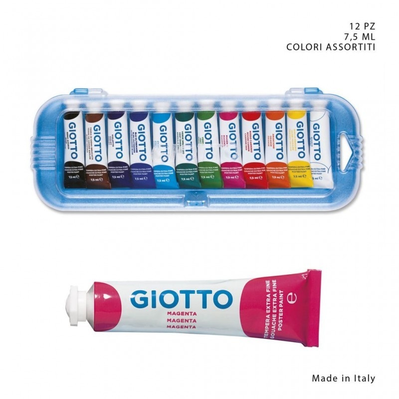 Giotto tempera tubo 7,5ml 12pz in offerta da Maury's