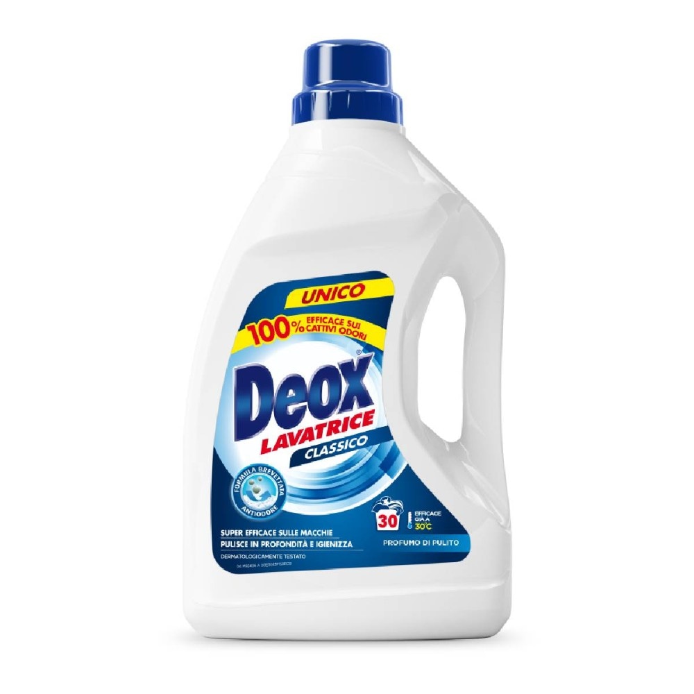 Detersivo liquido lavatrice Deox 1500 ml in offerta da Il Gigante