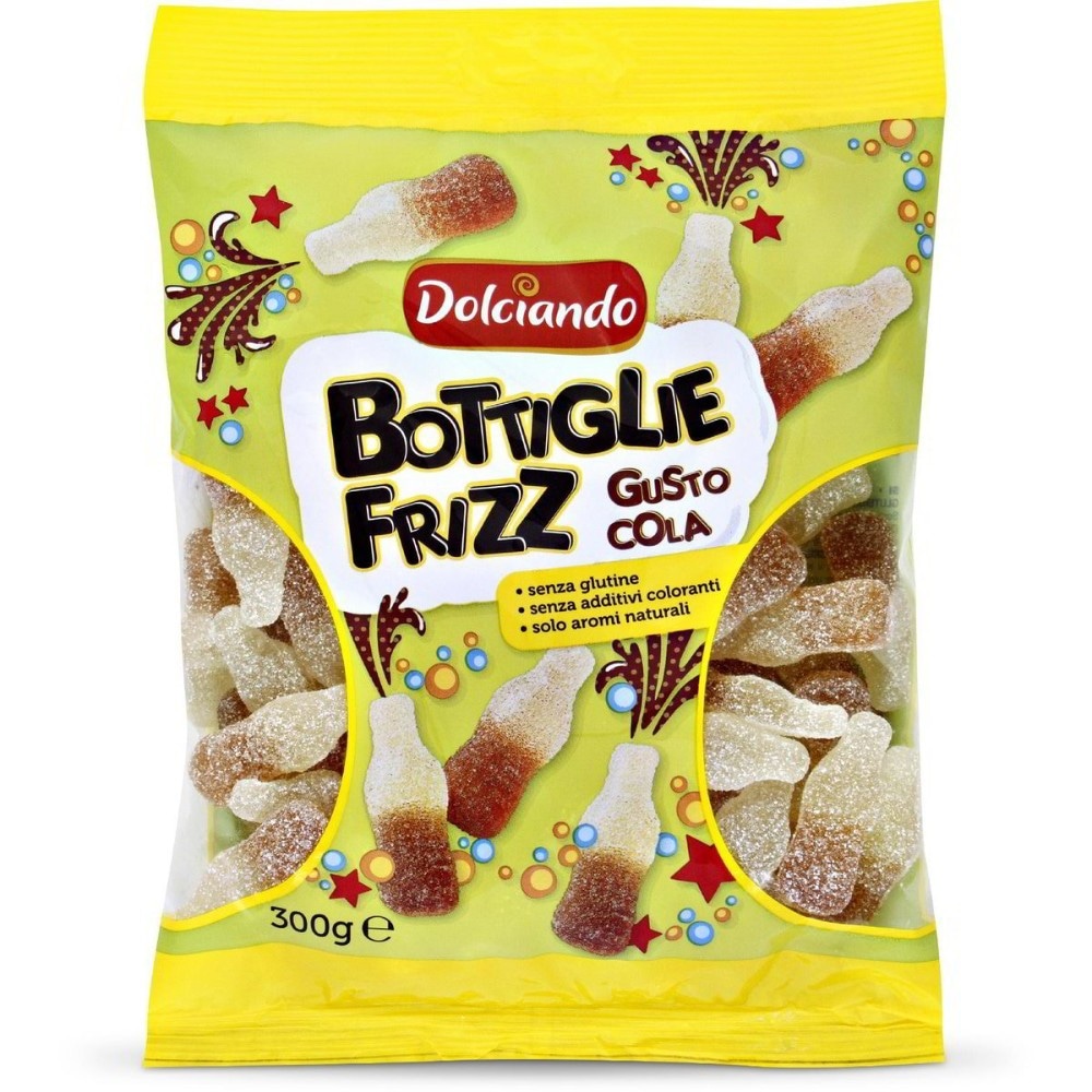Bottiglie gusto cola 300 g Dolciando in offerta da Eurospin