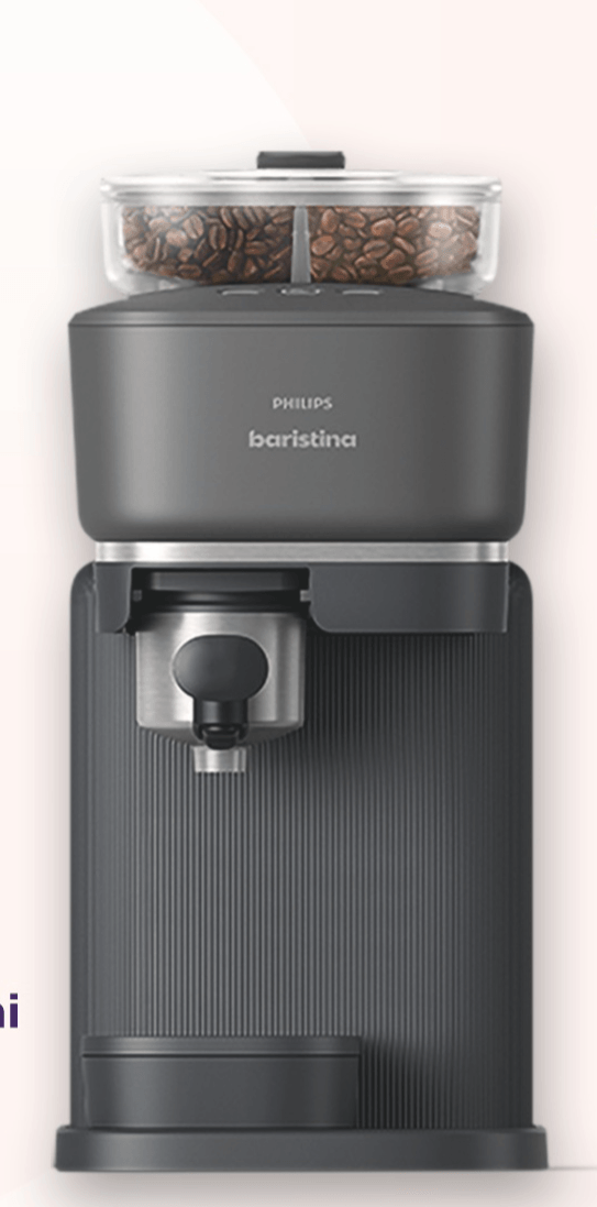 Macchina da caffè Baristina bianca con portafiltro bianco Philips in offerta da Unieuro