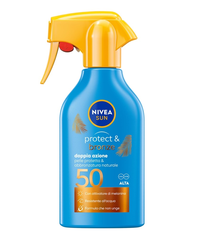 Spray Solare Protect & Bronze SPF 50 Nivea Sun 250 ml - Offerta nel negozio Carrefour