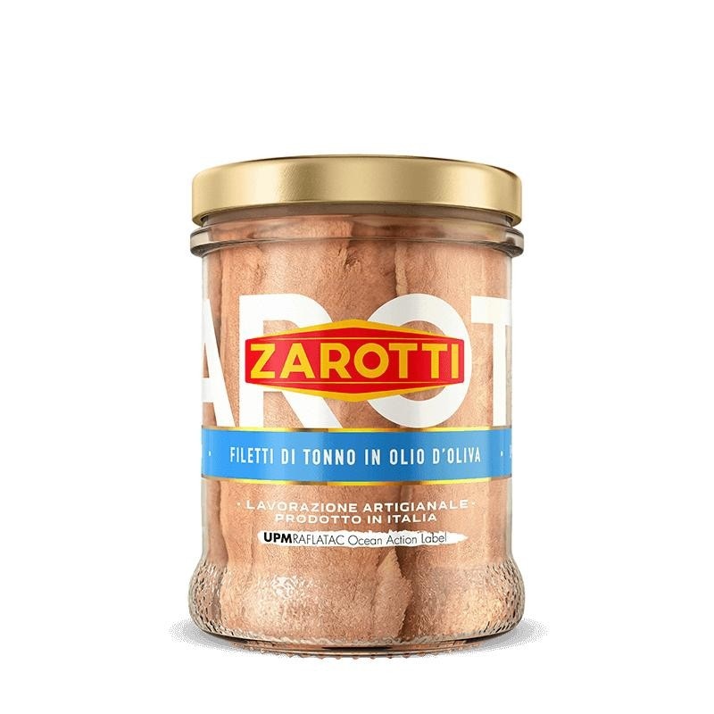 Filetti di Tonno in Olio d'Oliva Zarotti g 400 in offerta da Bennet