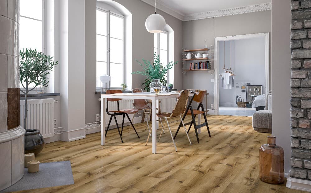 Pavimento SPC Sicilia rovere scuro, 18,1x122 cm - Sp. 5 mm – Leroy Merlin