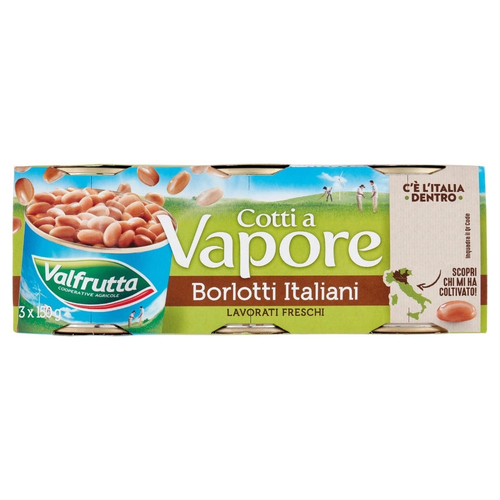 Fagioli Cotti a Vapore Valfrutta confezione da 3 in offerta da Il Gigante