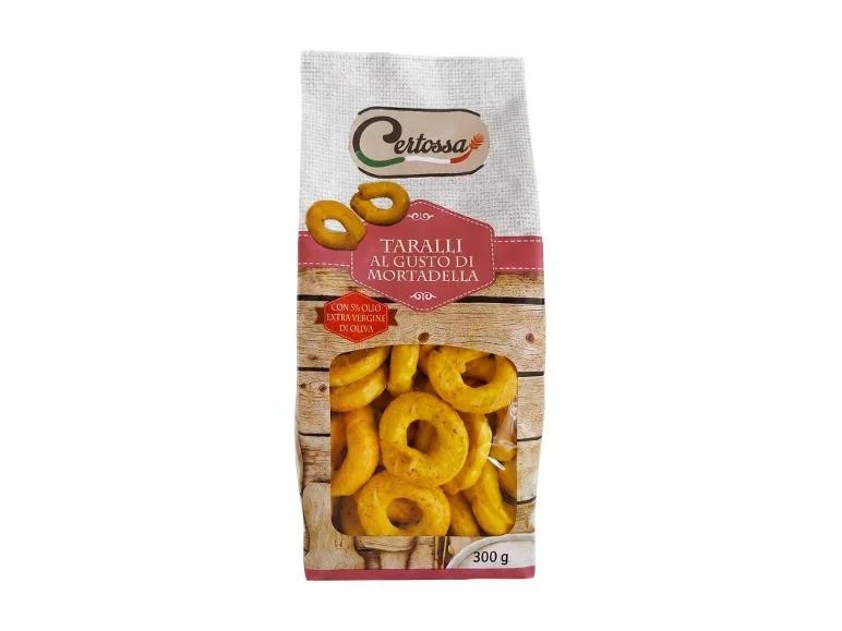 Taralli al gusto mortadella 300 g confezione CERTOSSA in offerta da Lidl