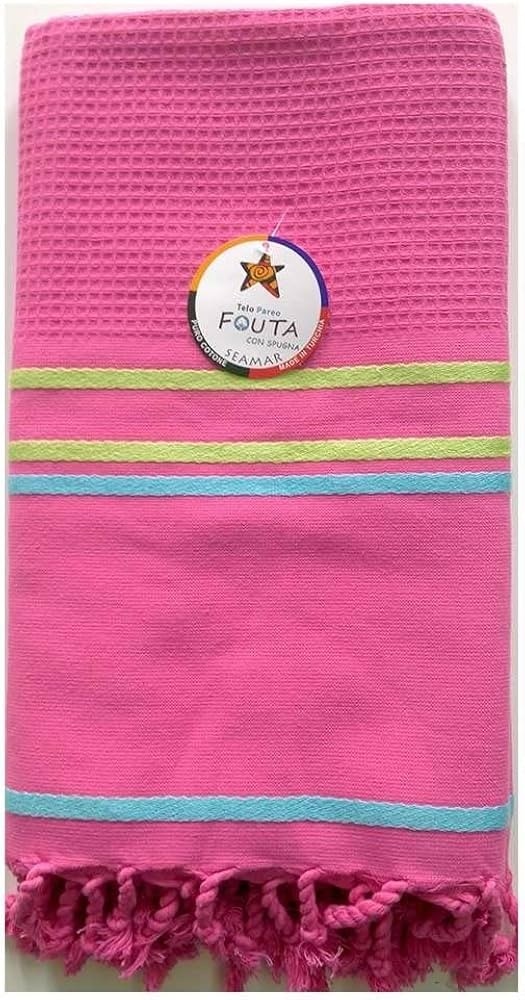 Telo Mare Fouta Lato in Spugna mis 90x160 cm - Offerta nel negozio Carrefour