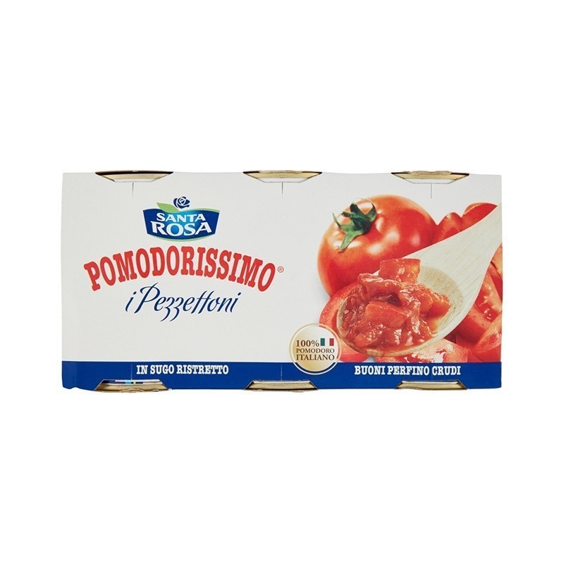 Polpa a pezzettoni 400 g x 3 Santa Rosa in offerta da Iper La grande i